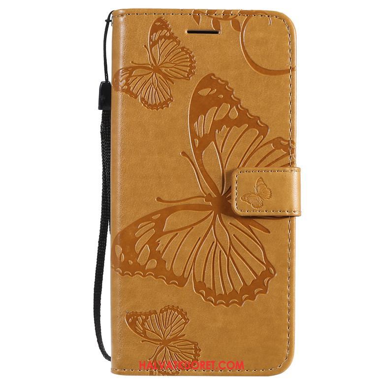 Xiaomi Redmi Note 8t Kuoret Kukka Nahkakotelo Puhelimen, Xiaomi Redmi Note 8t Kuori Punainen Murtumaton Beige