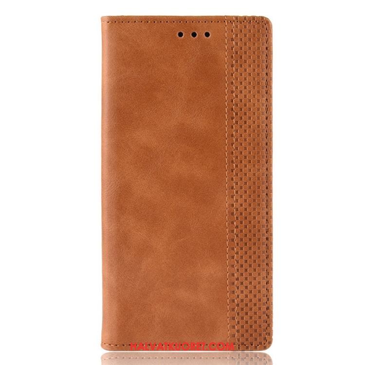 Xiaomi Redmi Note 8t Kuoret Lehmä Salkku Magneettinen, Xiaomi Redmi Note 8t Kuori Puhelimen Musta Beige