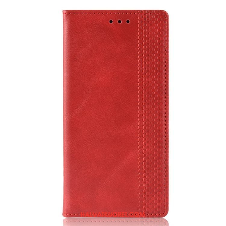 Xiaomi Redmi Note 8t Kuoret Lehmä Salkku Magneettinen, Xiaomi Redmi Note 8t Kuori Puhelimen Musta Beige