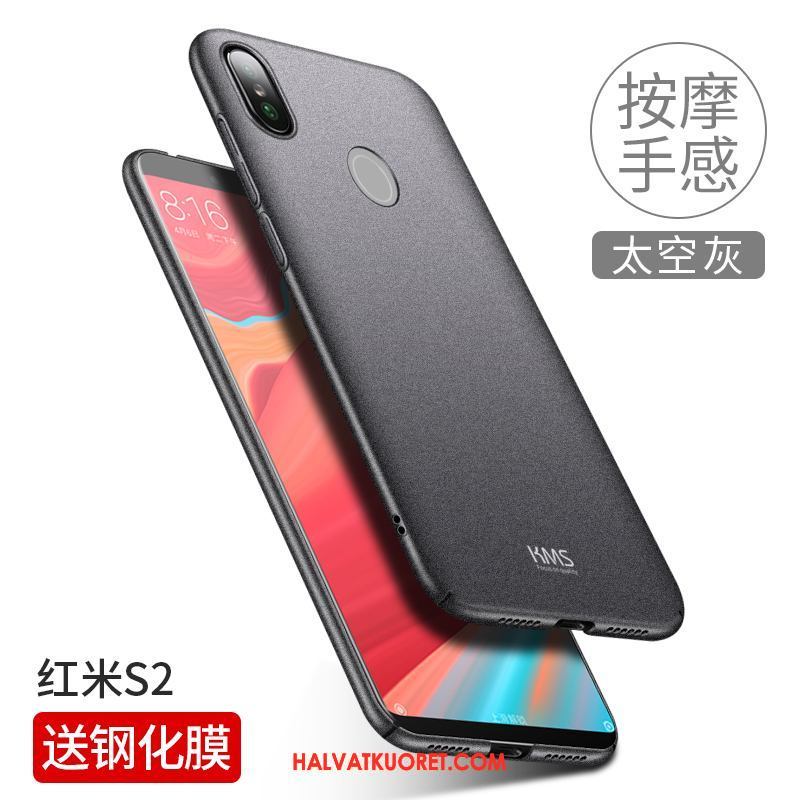 Xiaomi Redmi S2 Kuoret Suojaus Pesty Suede, Xiaomi Redmi S2 Kuori All Inclusive Ohut Beige