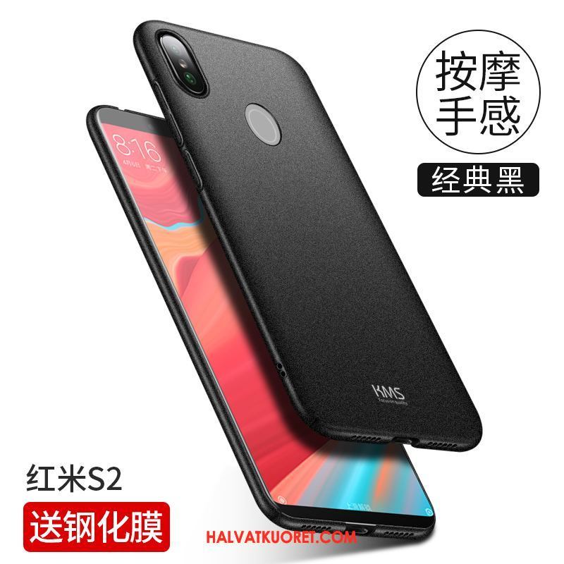 Xiaomi Redmi S2 Kuoret Suojaus Pesty Suede, Xiaomi Redmi S2 Kuori All Inclusive Ohut Beige