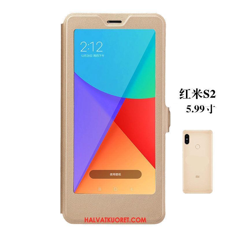 Xiaomi Redmi S2 Kuoret Suojaus Punainen Musta, Xiaomi Redmi S2 Kuori Puhelimen Kova Beige