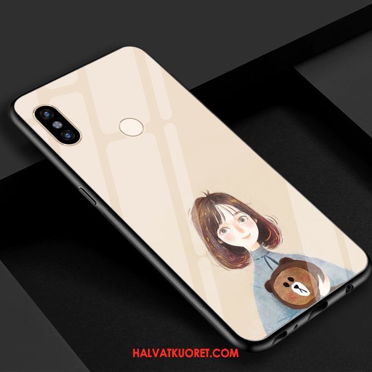 Xiaomi Redmi S2 Kuoret Yksinkertainen Rakastunut Keltainen, Xiaomi Redmi S2 Kuori Kustannukset Karkaisu Beige