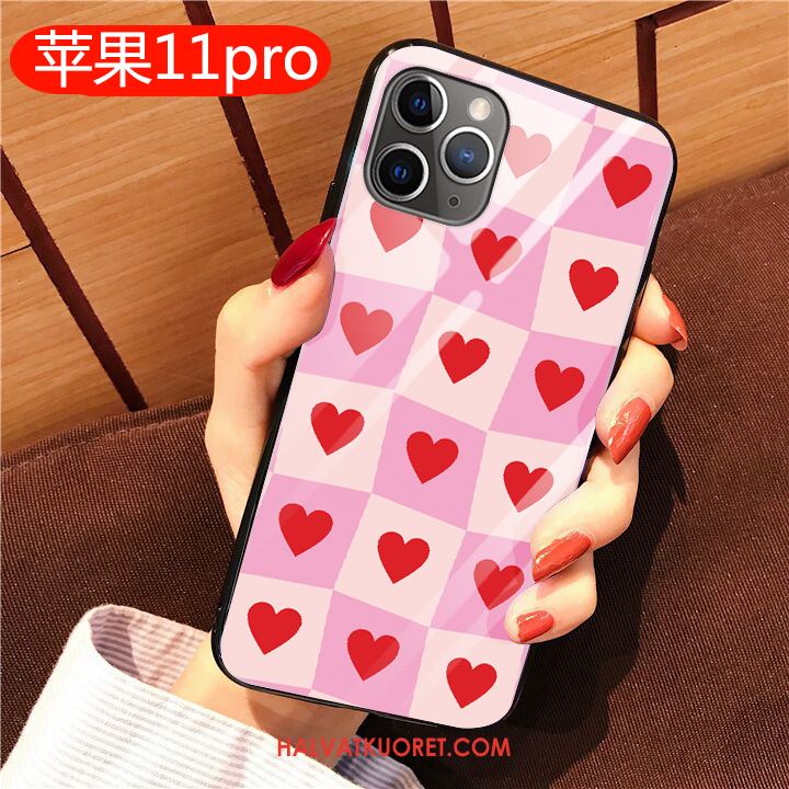 iPhone 11 Pro Kuoret Lasi Silikoni Kotelo, iPhone 11 Pro Kuori Suojaus Jauhe