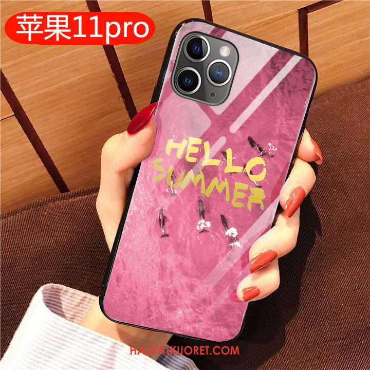 iPhone 11 Pro Kuoret Lasi Silikoni Kotelo, iPhone 11 Pro Kuori Suojaus Jauhe