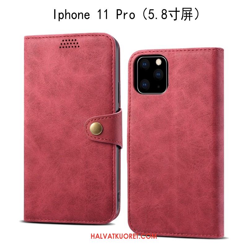 iPhone 11 Pro Kuoret Nahkakotelo Puhelimen Harmaa, iPhone 11 Pro Kuori Pehmeä Neste