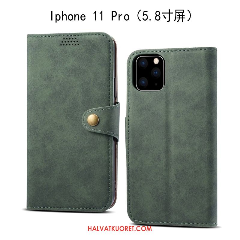 iPhone 11 Pro Kuoret Nahkakotelo Puhelimen Harmaa, iPhone 11 Pro Kuori Pehmeä Neste