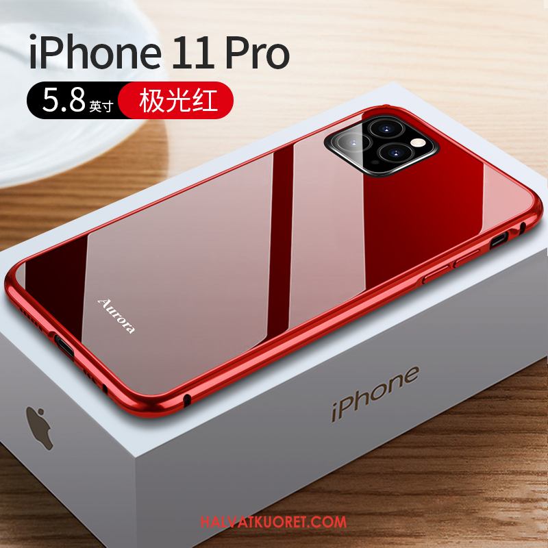 iPhone 11 Pro Kuoret Ylellisyys Punainen Uusi, iPhone 11 Pro Kuori Kotelo Metalli