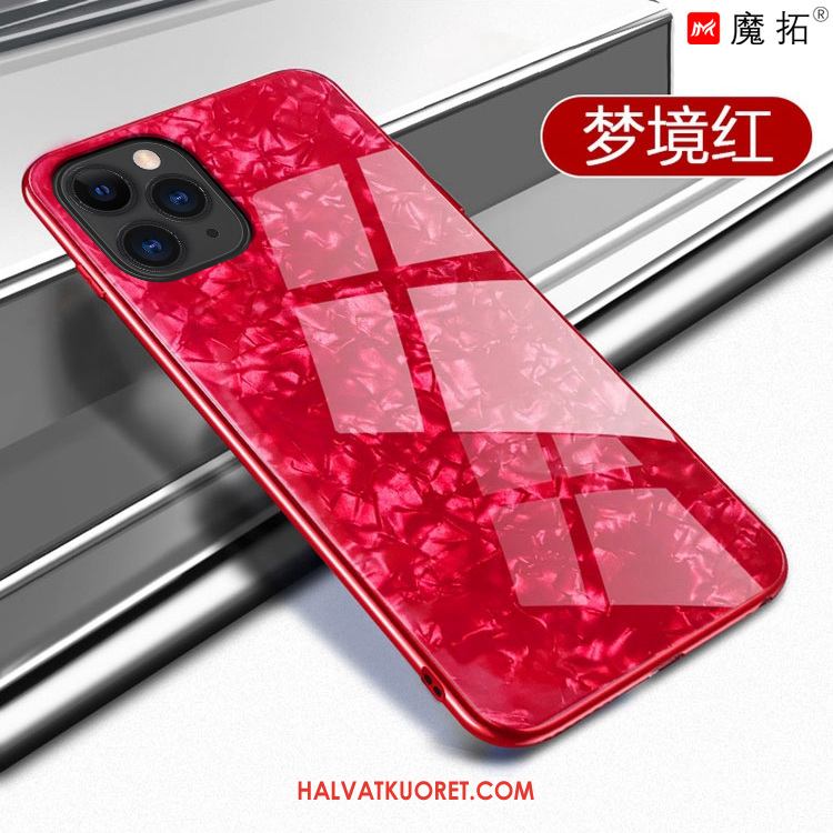 iPhone 11 Pro Max Kuoret Lasi Rengas Ripustettavat Koristeet, iPhone 11 Pro Max Kuori Puhelimen Valkoinen