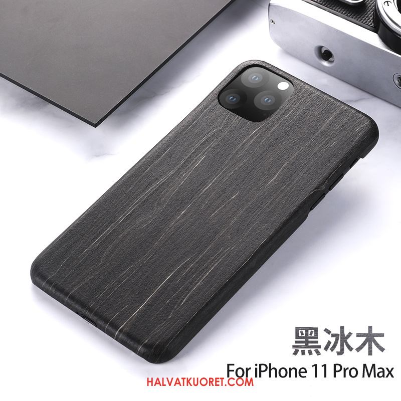 iPhone 11 Pro Max Kuoret Persoonallisuus Massiivipuu, iPhone 11 Pro Max Kuori Puhelimen Kotelo Braun