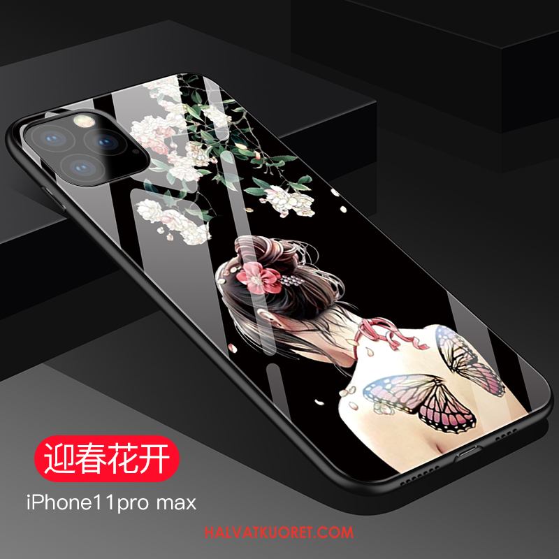 iPhone 11 Pro Max Kuoret Persoonallisuus Ohut Peili, iPhone 11 Pro Max Kuori Musta Net Red