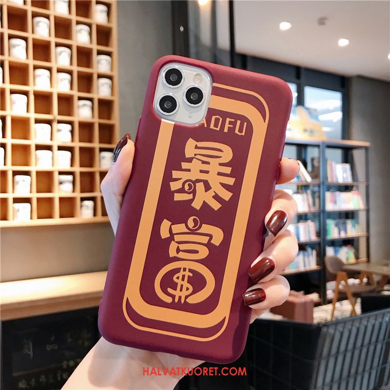 iPhone 11 Pro Max Kuoret Rikkaus Murtumaton Rotta, iPhone 11 Pro Max Kuori Punainen Festivaali