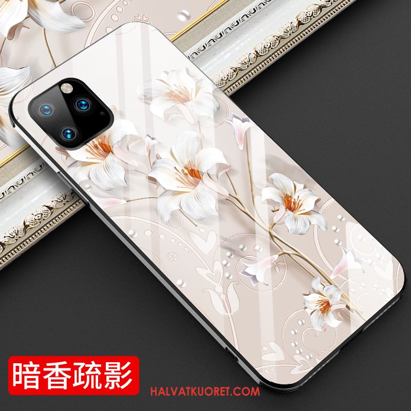 iPhone 11 Pro Max Kuoret Tila All Inclusive Kukkia, iPhone 11 Pro Max Kuori Luova Valkoinen