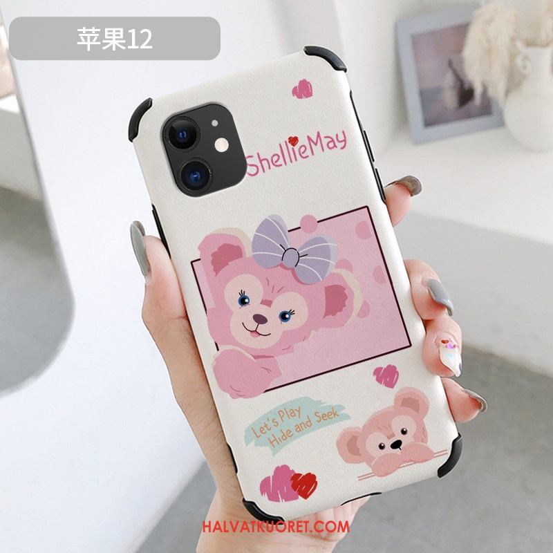 iPhone 12 Kuoret Suojaus Mulberry Silkki Uusi, iPhone 12 Kuori Nahka Ohut