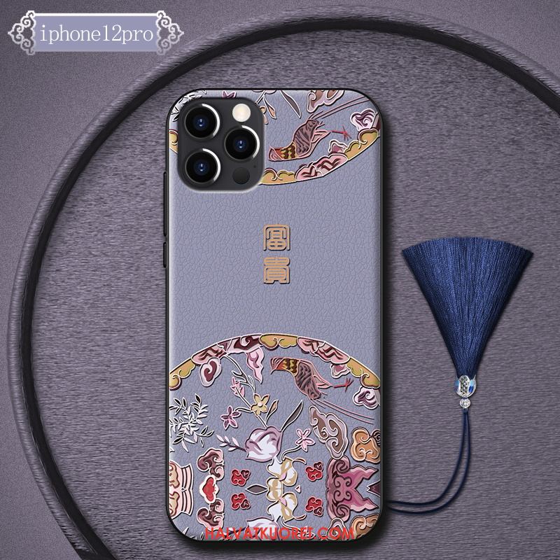 iPhone 12 Pro Kuoret Puhelimen Ylellisyys Ohut, iPhone 12 Pro Kuori Kiinalainen Tyyli Silikoni