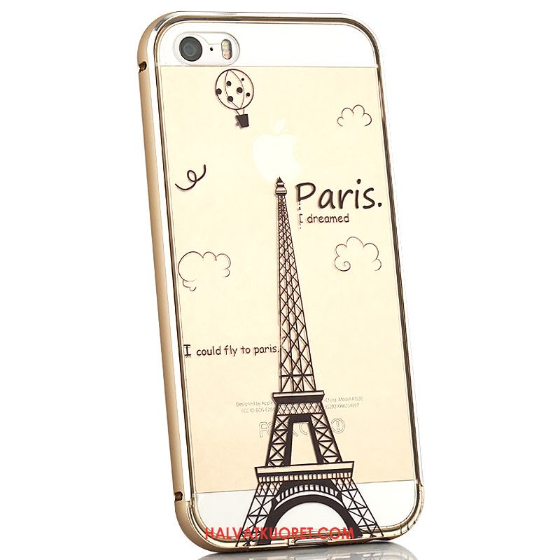 iPhone 5 / 5s Kuoret All Inclusive Sarjakuva Luova, iPhone 5 / 5s Kuori Leimahtaa Metalli