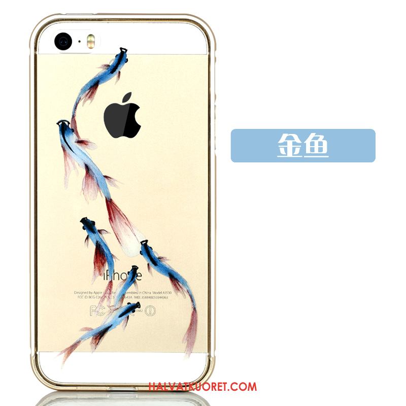 iPhone 5 / 5s Kuoret All Inclusive Sarjakuva Luova, iPhone 5 / 5s Kuori Leimahtaa Metalli