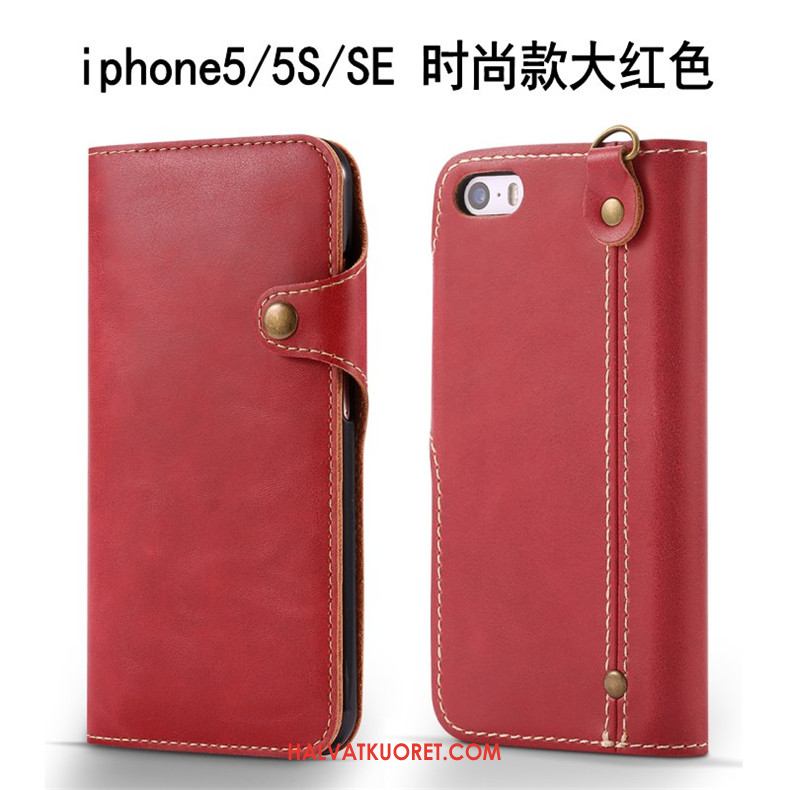 iPhone 5 / 5s Kuoret Punainen Puhelimen, iPhone 5 / 5s Kuori Trendi Simpukka