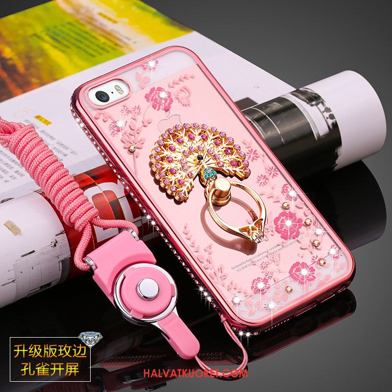 iPhone 5 / 5s Kuoret Ripustettavat Koristeet Kulta, iPhone 5 / 5s Kuori Murtumaton Rhinestone Inlay