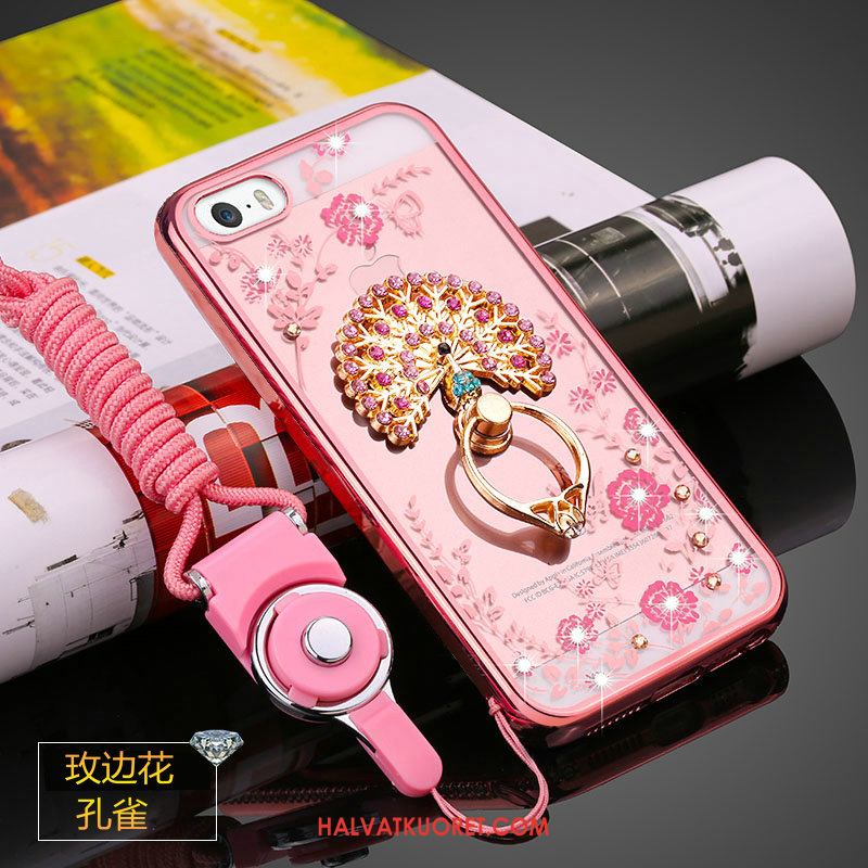 iPhone 5 / 5s Kuoret Ripustettavat Koristeet Kulta, iPhone 5 / 5s Kuori Murtumaton Rhinestone Inlay