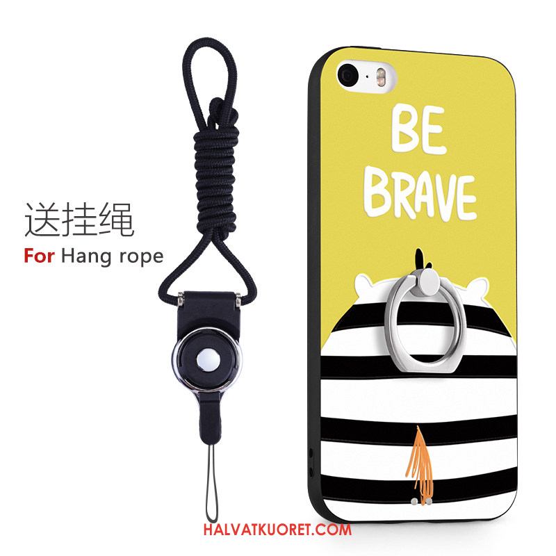 iPhone 5 / 5s Kuoret Uusi Kova Keltainen, iPhone 5 / 5s Kuori Silikoni Puhelimen