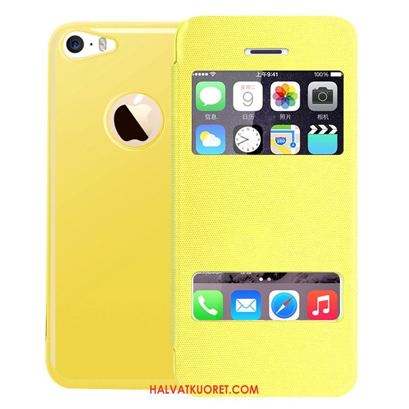 iPhone 5c Kuoret Suojaus Ohut Ultra, iPhone 5c Kuori Simpukka Nahkakotelo