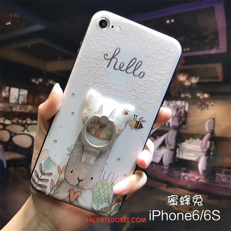 iPhone 6 / 6s Kuoret Kohokuviointi Murtumaton, iPhone 6 / 6s Kuori Silikoni Pesty Suede Beige