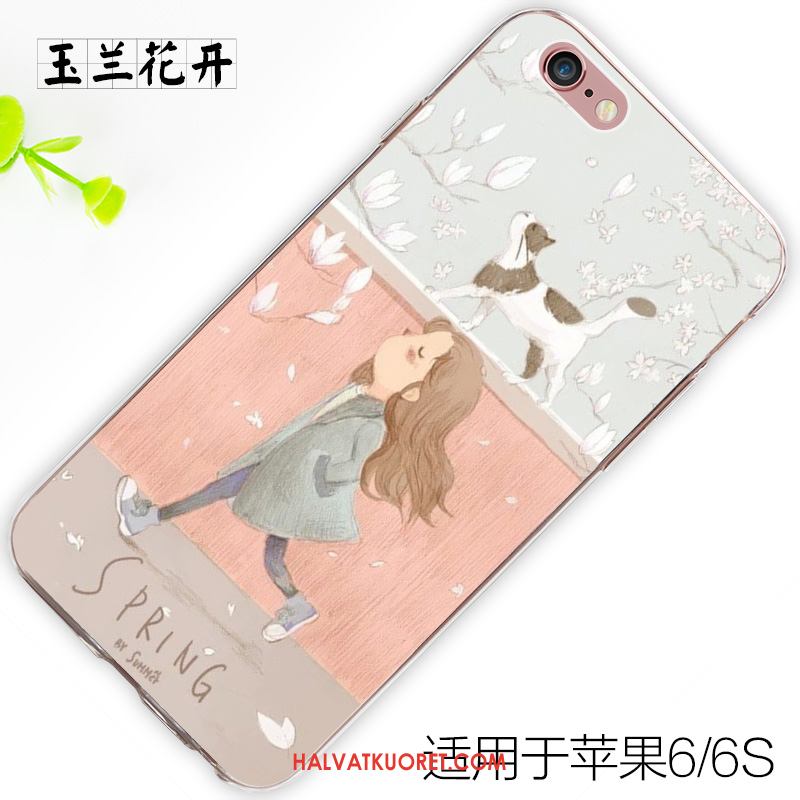 iPhone 6 / 6s Kuoret Pesty Suede Silikoni Harmaa, iPhone 6 / 6s Kuori Luova Suojaus