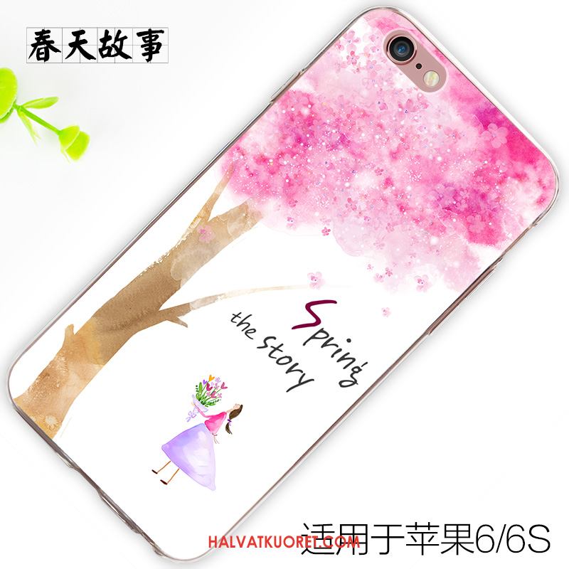 iPhone 6 / 6s Kuoret Pesty Suede Silikoni Harmaa, iPhone 6 / 6s Kuori Luova Suojaus