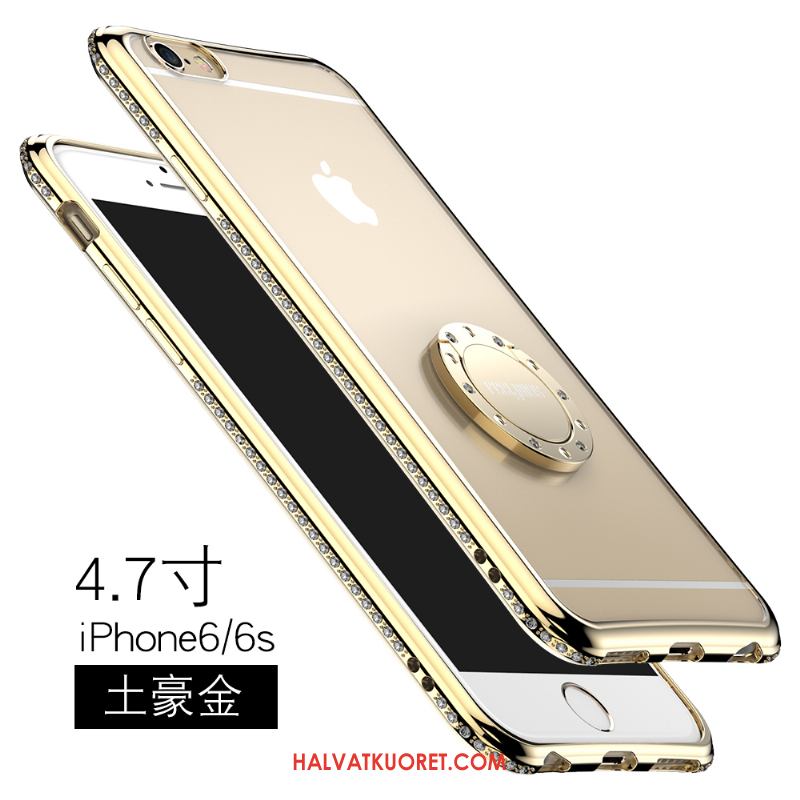 iPhone 6 / 6s Kuoret Puhelimen Suojaus Tuki, iPhone 6 / 6s Kuori Läpinäkyvä Silikoni