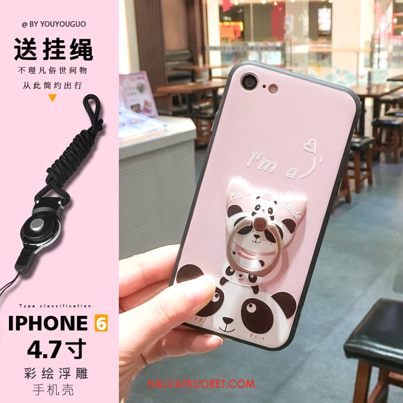 iPhone 6 / 6s Kuoret Ripustettavat Koristeet Silikoni Luova, iPhone 6 / 6s Kuori Kohokuviointi