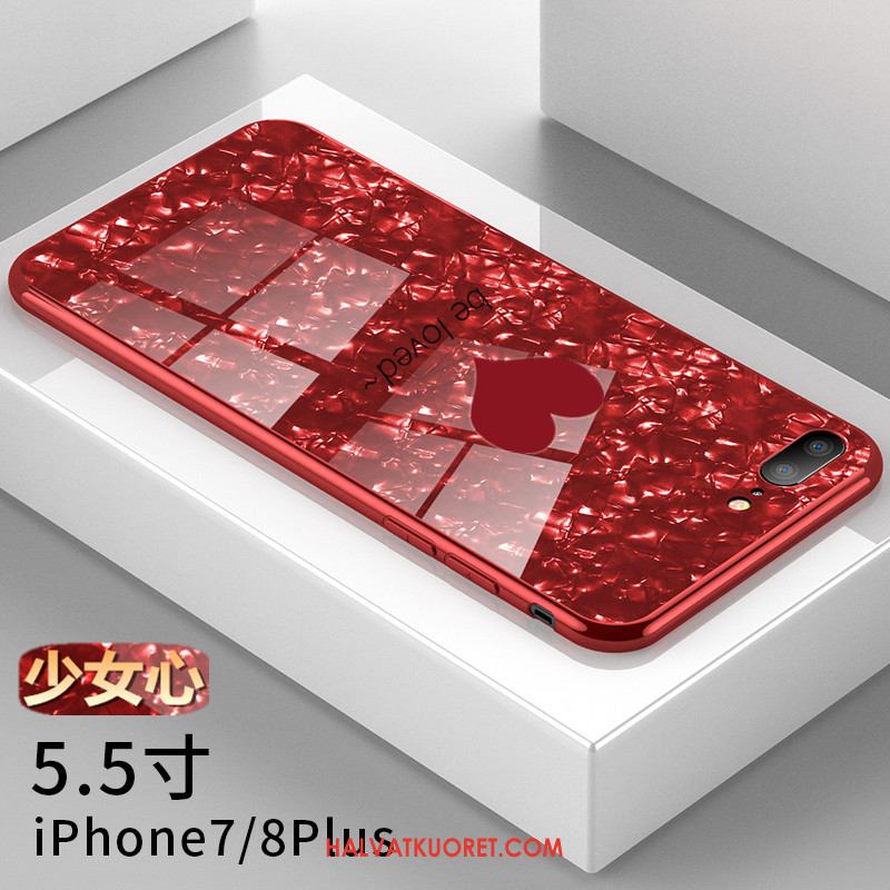 iPhone 7 Plus Kuoret Tide-brändi Puhelimen Net Red, iPhone 7 Plus Kuori Musta Murtumaton Beige