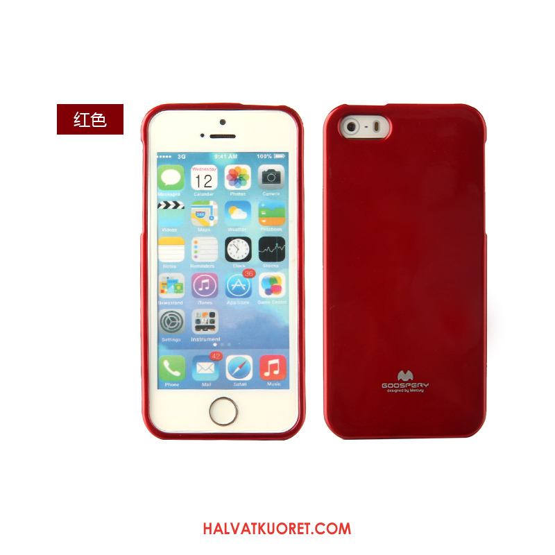 iPhone Se Kuoret Musta All Inclusive Silikoni, iPhone Se Kuori Suojaus Pehmeä Neste