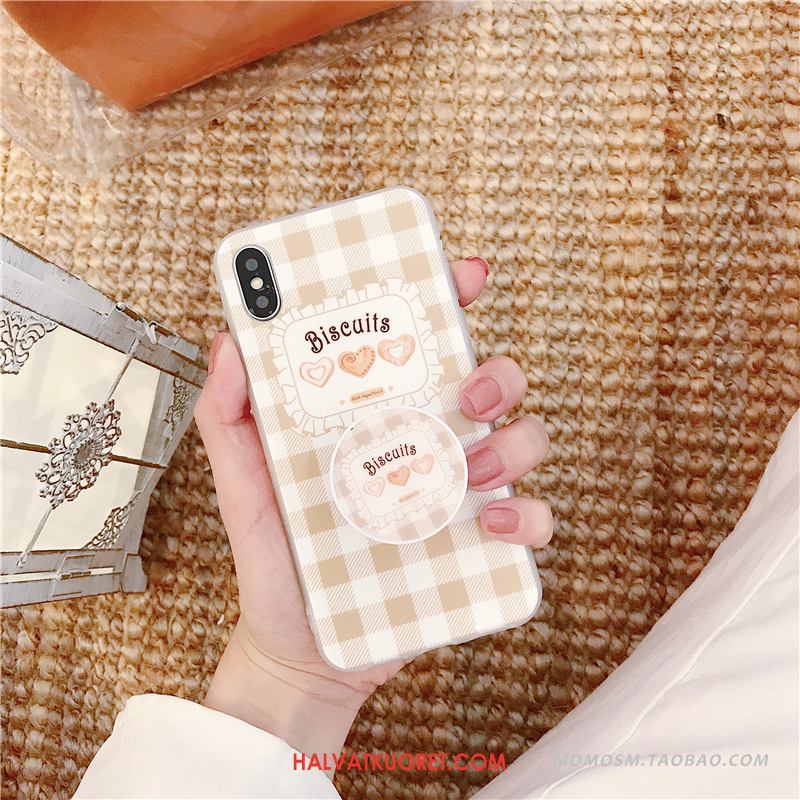 iPhone X Kuoret Tuki Silikoni, iPhone X Kuori Taide Puhelimen Beige