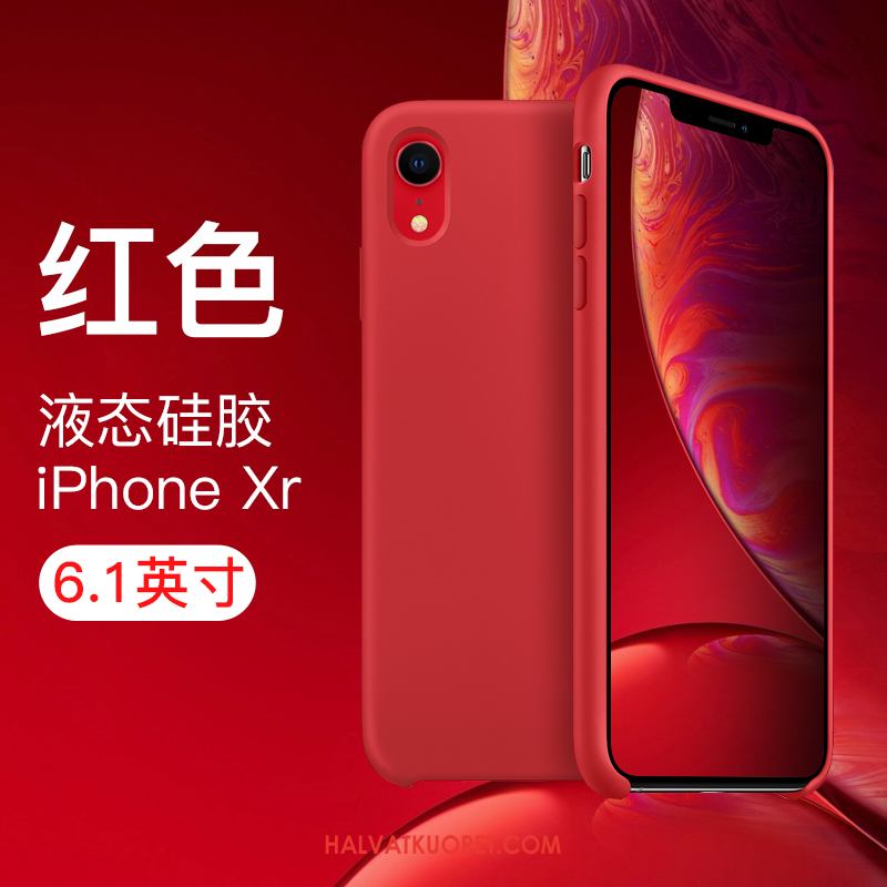 iPhone Xr Kuoret Silikoni Uusi, iPhone Xr Kuori Pesty Suede Pehmeä Neste