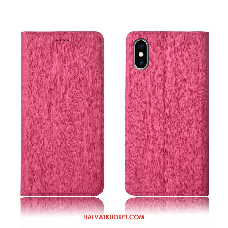 iPhone Xs Kuoret All Inclusive Persoonallisuus Puu, iPhone Xs Kuori Murtumaton Simpukka Braun