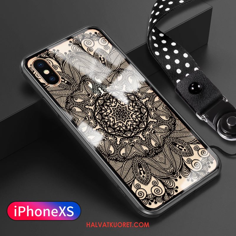 iPhone Xs Kuoret Eurooppa Net Red Lasi, iPhone Xs Kuori Kotelo