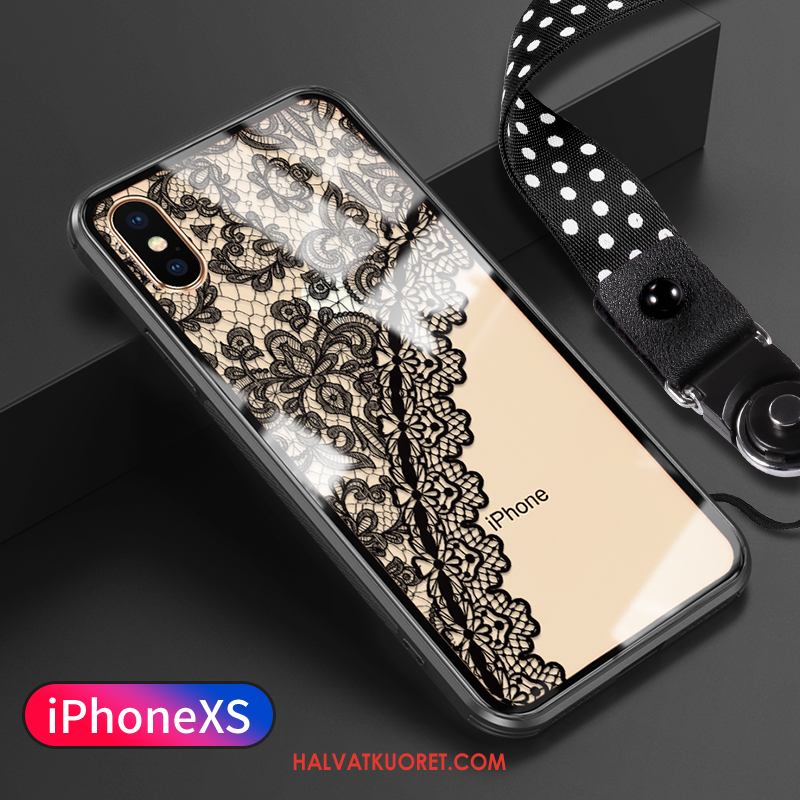 iPhone Xs Kuoret Eurooppa Net Red Lasi, iPhone Xs Kuori Kotelo