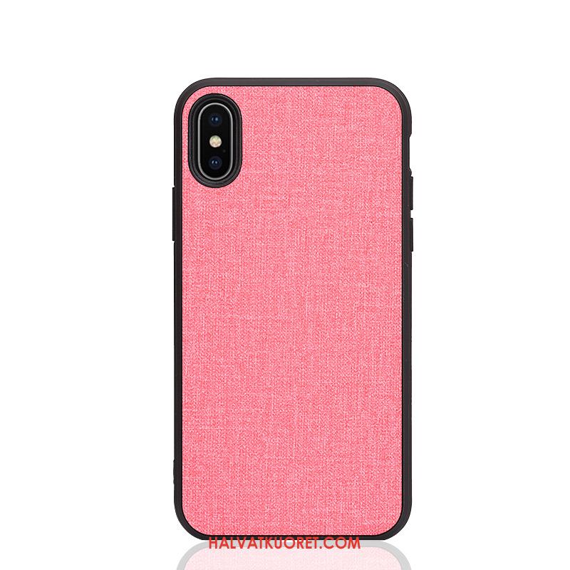 iPhone Xs Kuoret Jauhe Murtumaton Silikoni, iPhone Xs Kuori Puhelimen Pesty Suede Braun