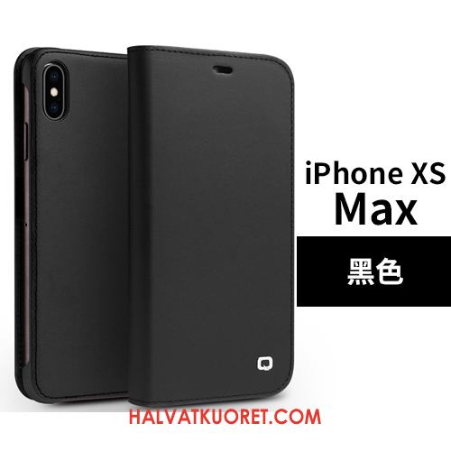 iPhone Xs Max Kuoret Kortti Musta Yksinkertainen, iPhone Xs Max Kuori Kotelo Puhelimen