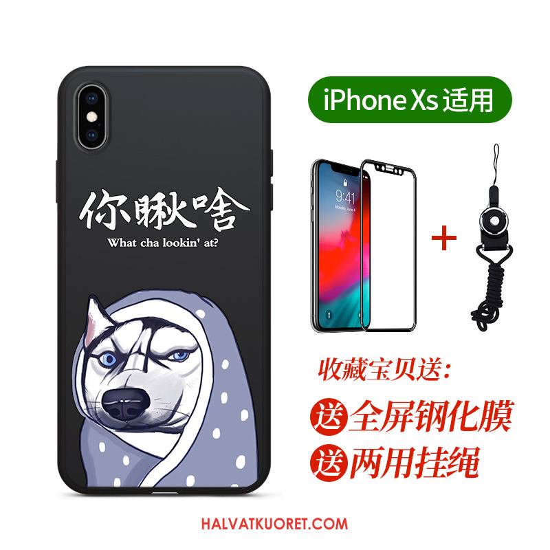 iPhone Xs Max Kuoret Persoonallisuus Puhelimen Pesty Suede, iPhone Xs Max Kuori Suojaus Silikoni