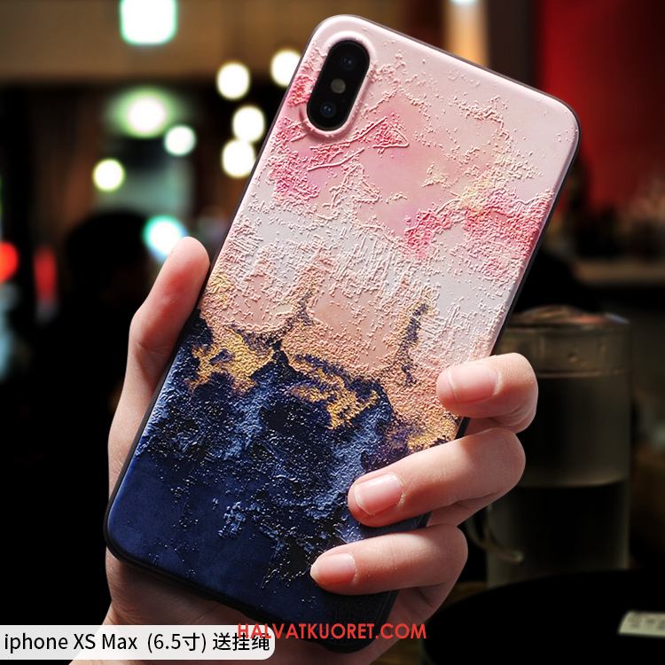 iPhone Xs Max Kuoret Silikoni Uusi Persoonallisuus, iPhone Xs Max Kuori Net Red Murtumaton