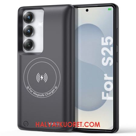 10000mah Ulkoinen Akkukotelo Samsung Galaxy S25 / S24 Magneettikiinnityksellä