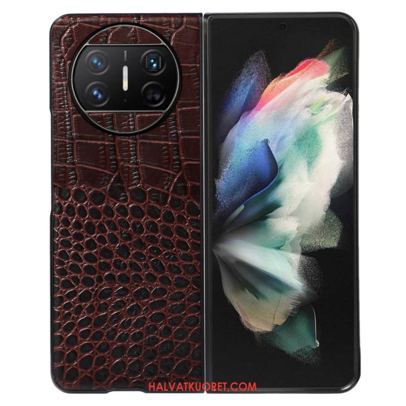 Case Huawei Mate X3 Puhelinkuoret Aitoa Krokotiilinnahkaa