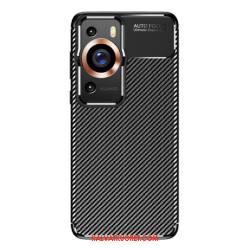 Case Huawei P60 Pro Joustava Hiilikuitu