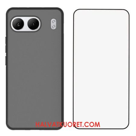 Case Oneplus Nord 4 Puhelinkuoret Matta Silikoni Karkaistulla Lasinen Näytönsuoja