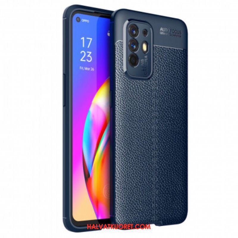 Case Oppo A94 5G Litchi-nahkaefekti