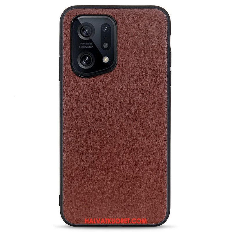 Case Oppo Find X5 Nahka