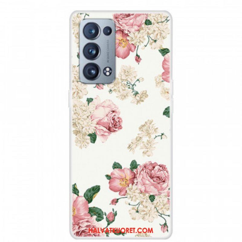 Case Oppo Reno 6 Pro 5G Retro Ruusut