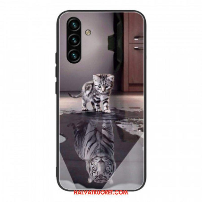 Case Samsung Galaxy A13 5G / A04s Karkaistu Lasi Ernest Tiikeri